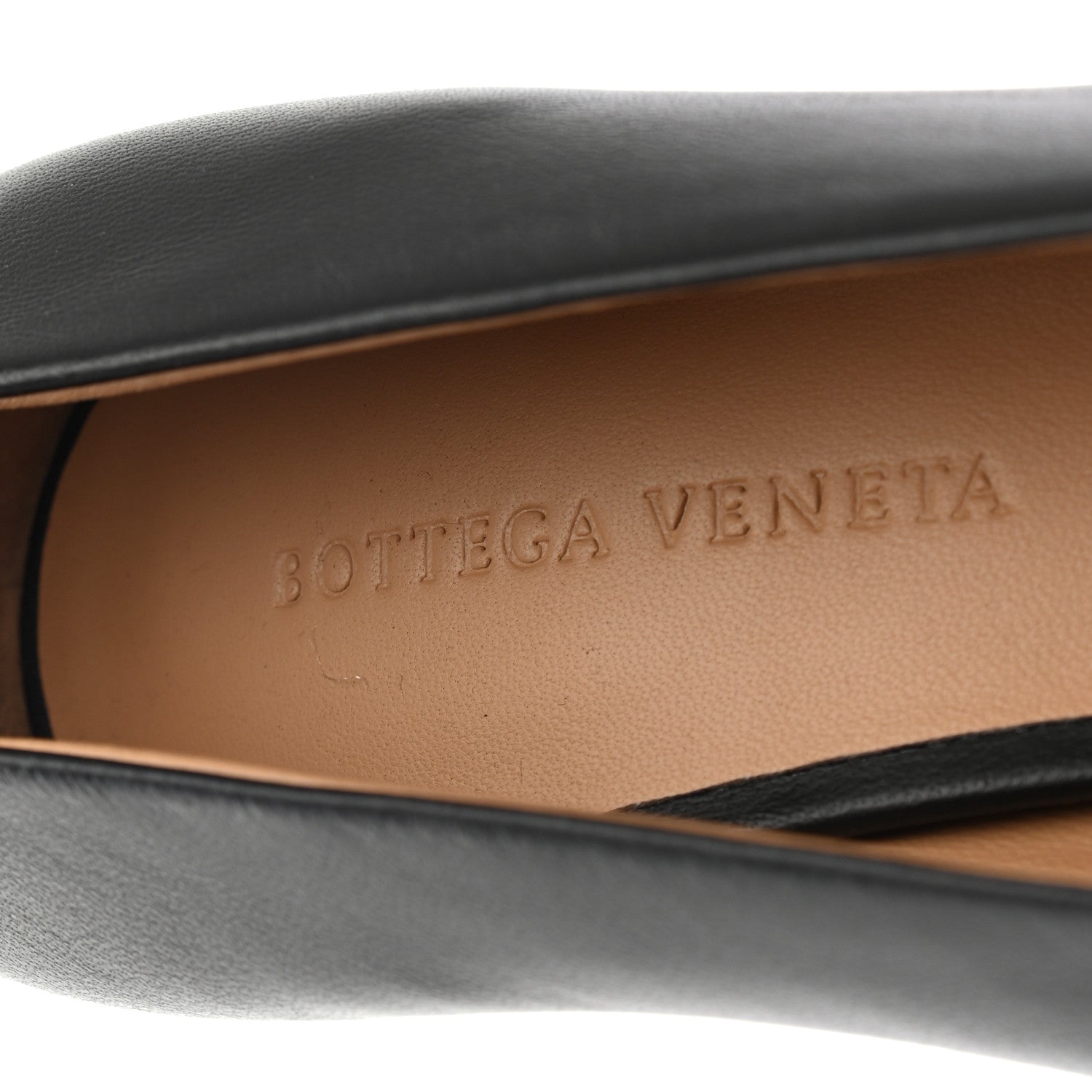 Bottega Veneta Nappa Almond Pumps 38 Black 7 of 9