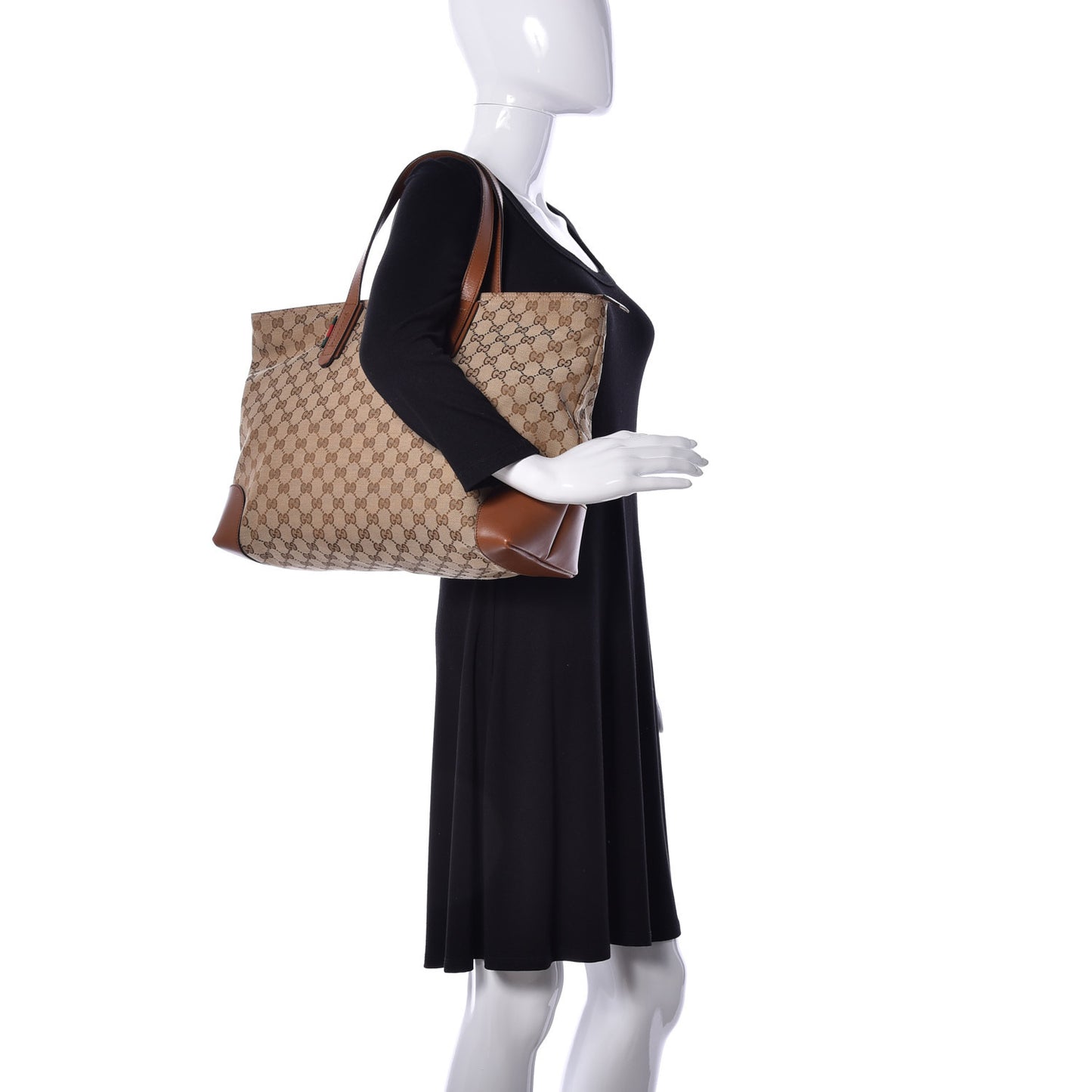 Monogram Large Original Tote Tan
