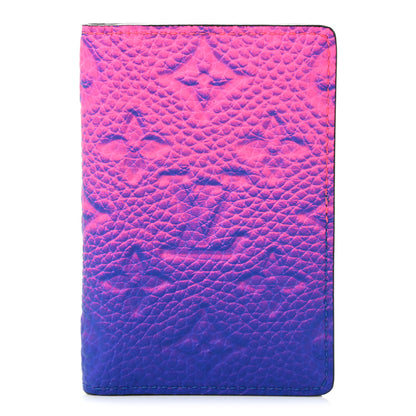 Louis Vuitton Taurillon Illusion Pocket Organizer Bleu Rose 1 of 6