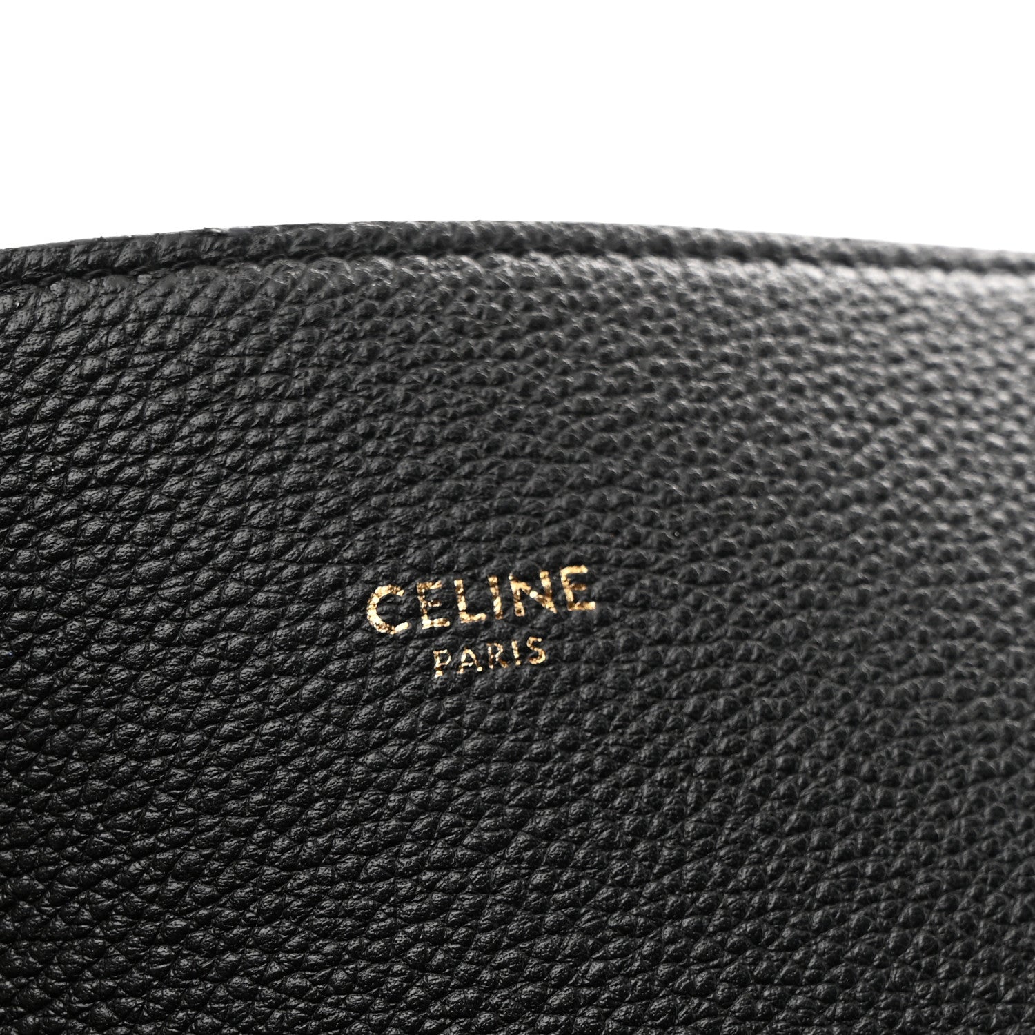 Celine Soft Grained Calfskin Medium Belt Cabas Phantom Black 6 of 10