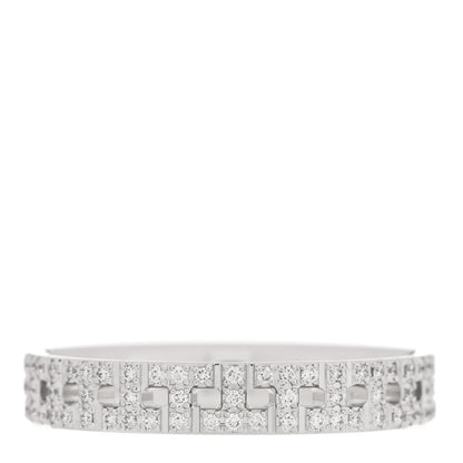 Tiffany 18K White Gold Diamond T True Narrow Band Ring 54 7 3 of 5