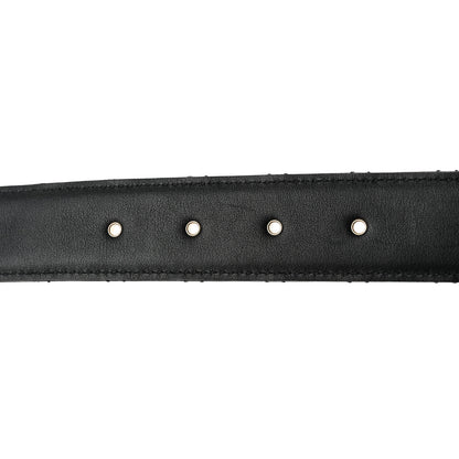 Chanel Lambskin Quilted CC Chain Belt 80 32 Black 4 of 5