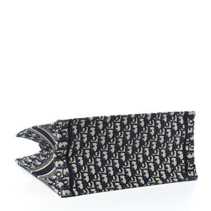 Christian Dior Oblique Medium Book Tote Blue Multicolor 4 of 9