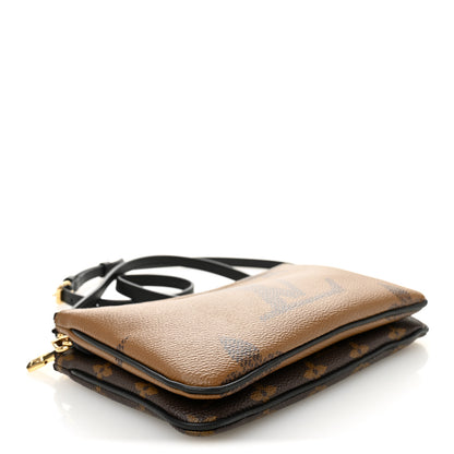 Louis Vuitton Reverse Monogram Giant Double Zip Pochette 4 of 12