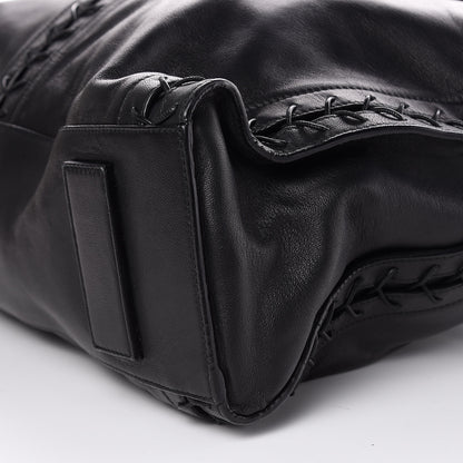 Alexander McQueen Lambskin Lace Up De Manta Tote Black 9 of 11