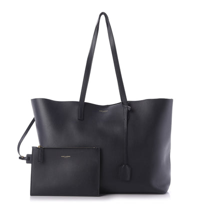 Saint Laurent Calfskin Large Shopping Tote Black 1 of 11