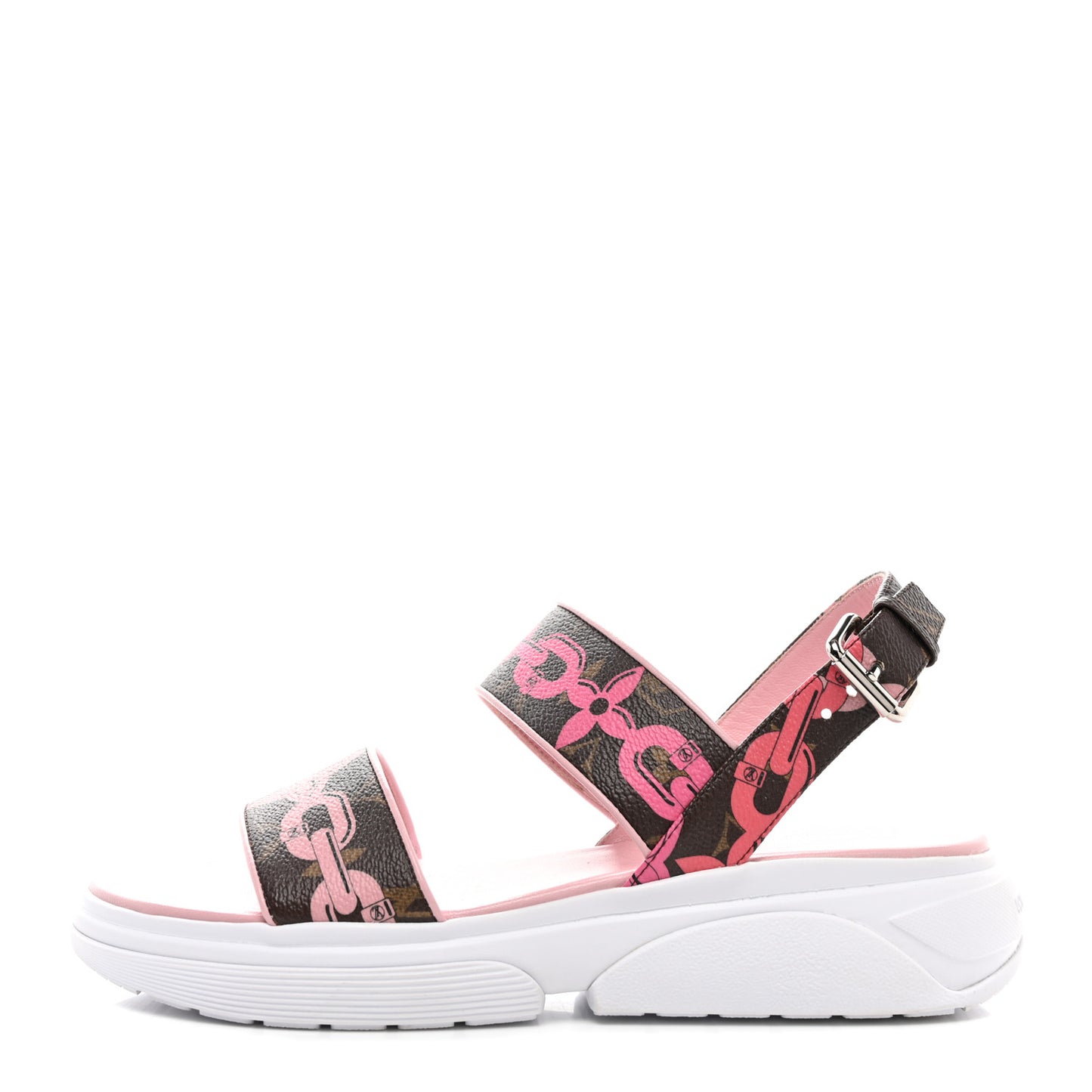 Monogram Bay Flower Harbor Sandals 37.5 Ballerine Poppy