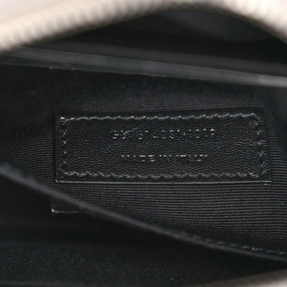 Saint Laurent Calfskin Matelasse Monogram Lou Belt Bag Grey 7 of 10