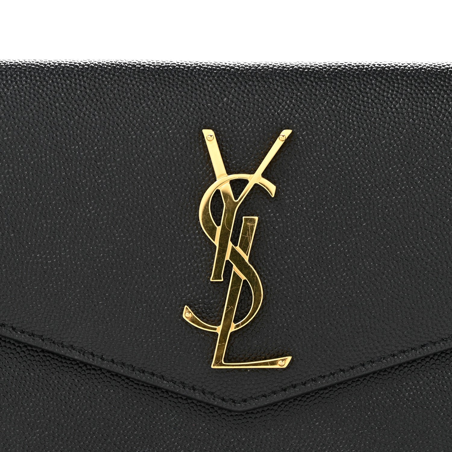 Saint Laurent Grain De Poudre Uptown Pouch Black 9 of 9