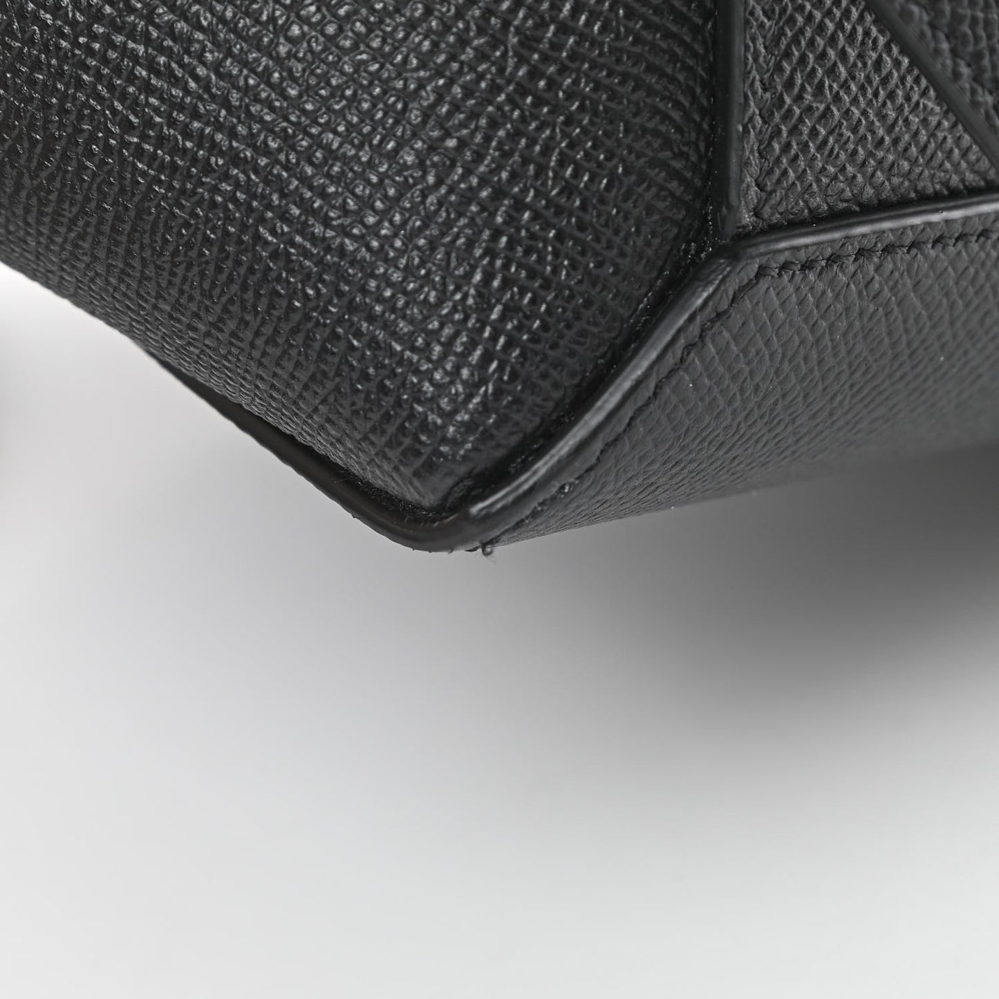 Grained Calfskin Nano Belt Bag Black
