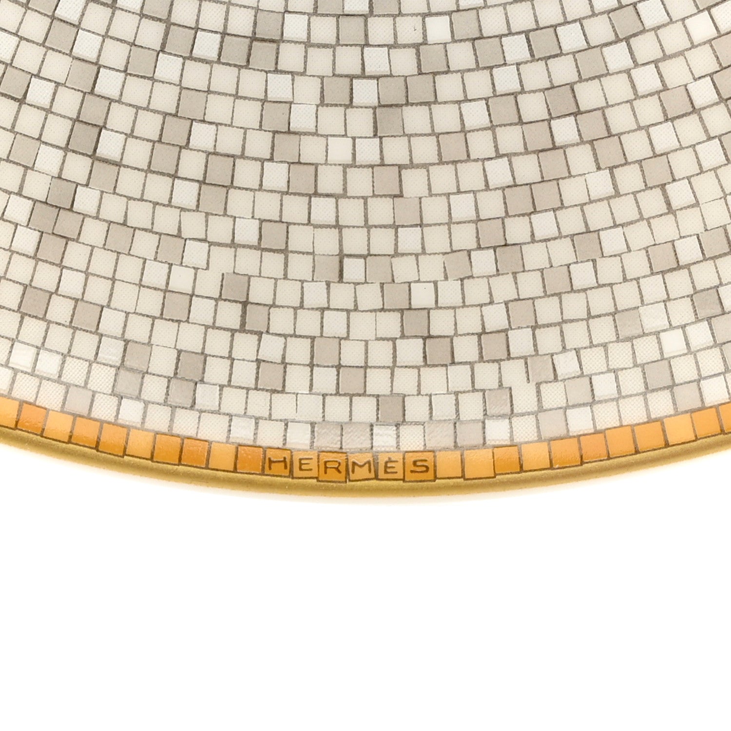 Hermes Porcelain Mosaique Au 24 Bread And Butter Plate Set of 2 4 of 7