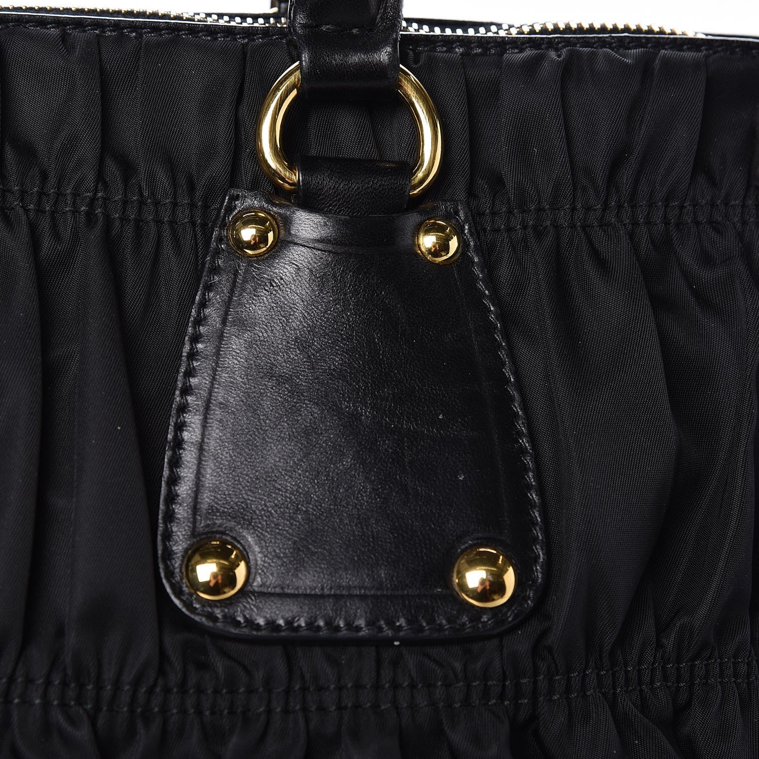 Prada Tessuto Nylon Gaufre Tote Black 13 of 15