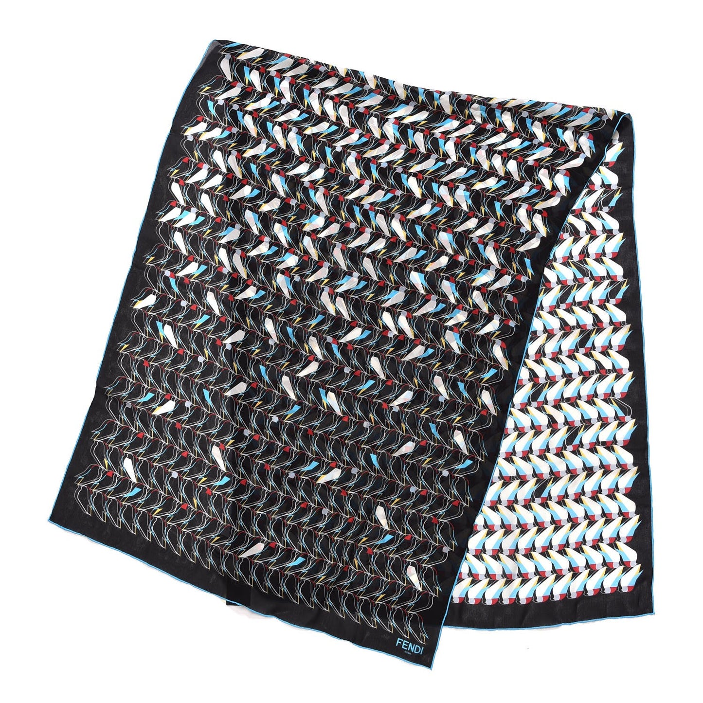 Silk QuTweet Stole Multicolor