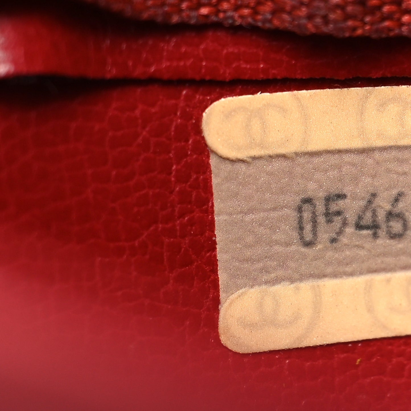 Lambskin Quilted Tote Red