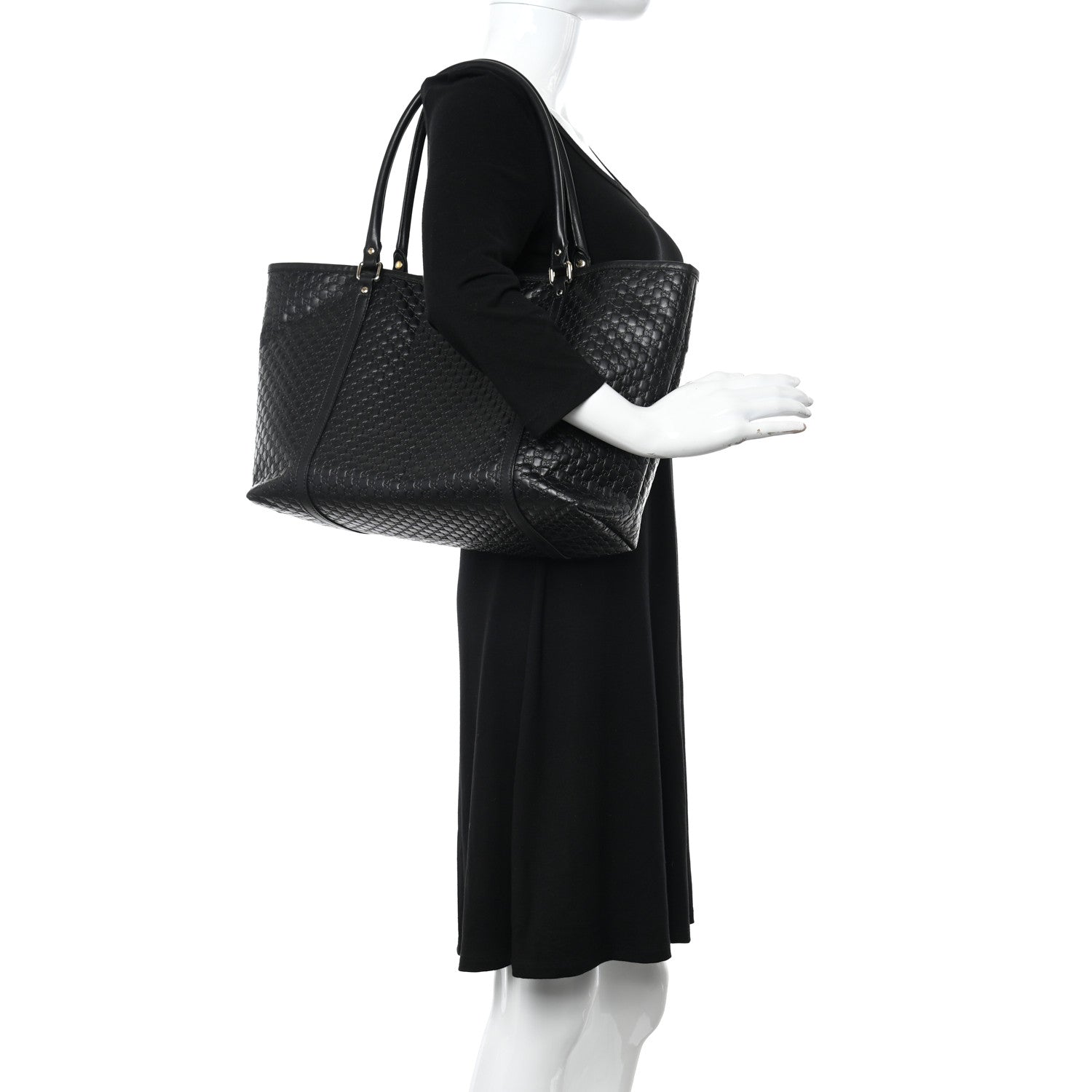 Gucci Microguccissima Medium Joy Tote Black 2 of 11