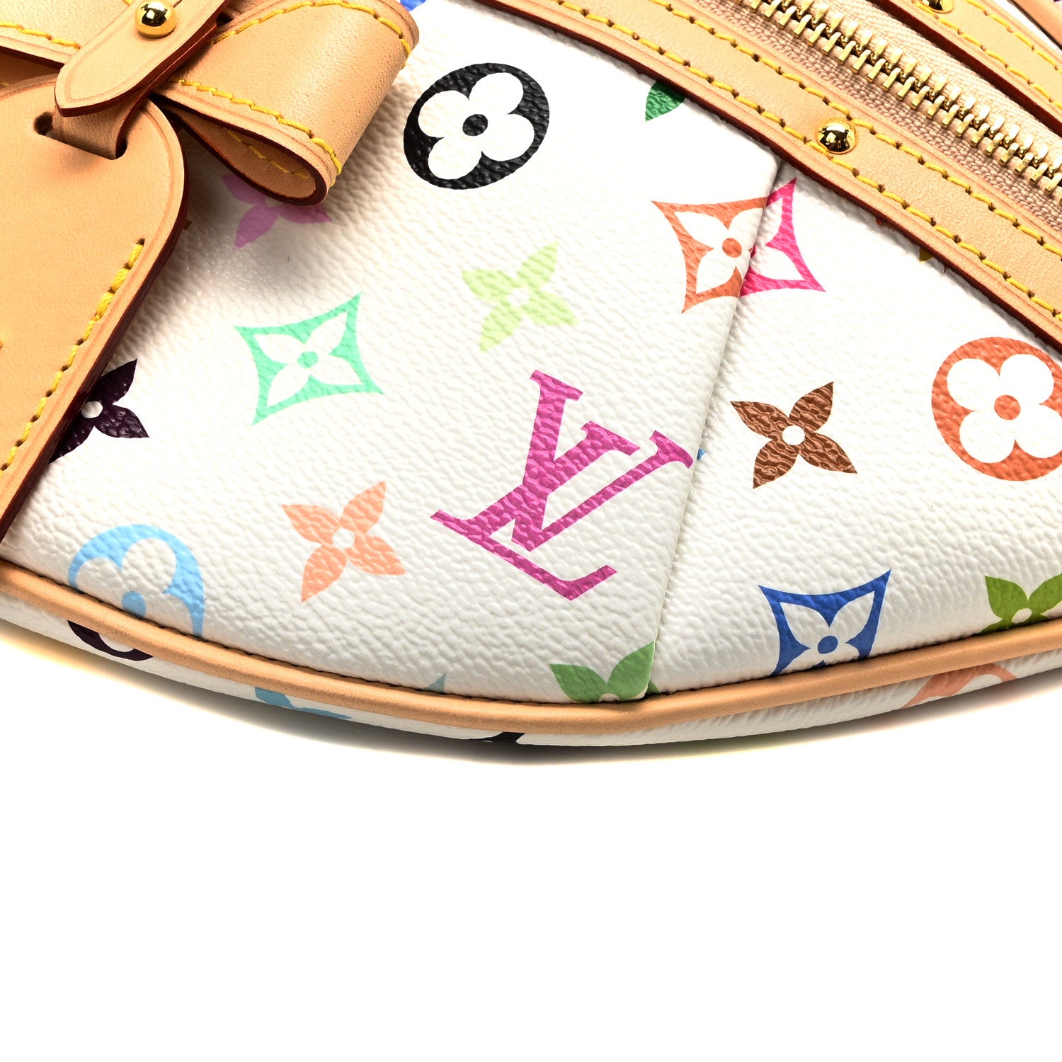 Louis Vuitton LV X TM Monogram Multicolor High Rise Bumbag White 8 of 9