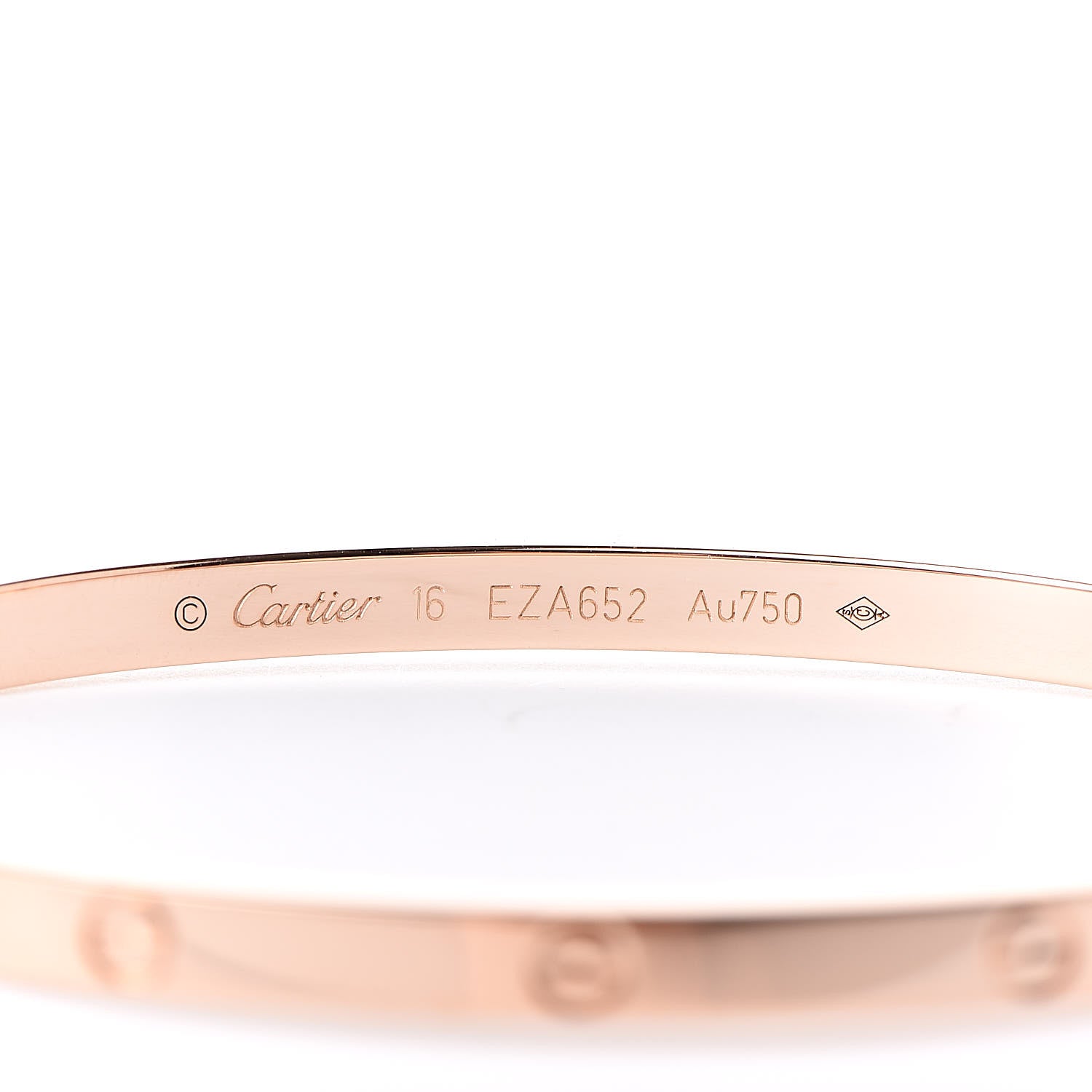 Cartier 18K Pink Gold Small LOVE Bracelet 16 4 of 6