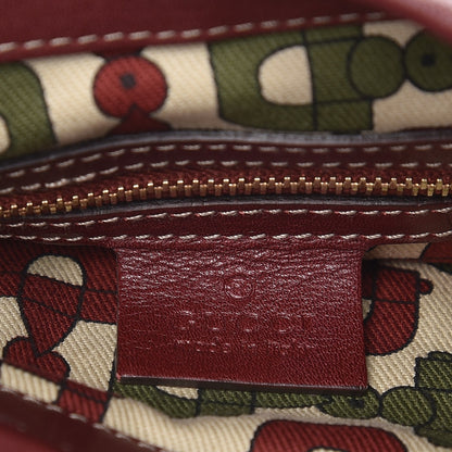Gucci Guccissima Medium Jackie O Bouvier Hobo Dark Red 6 of 10