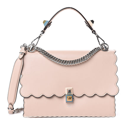Fendi Vitello Liberty Scalloped Studded Kan I Shoulder Bag Plaster 1 of 10