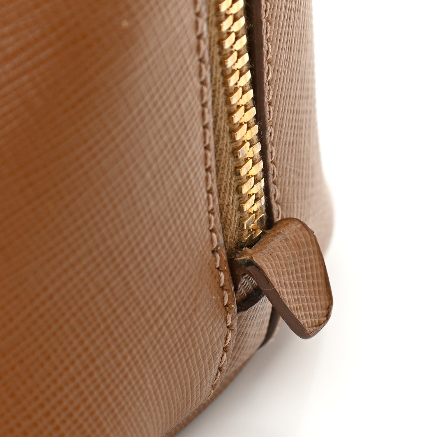 Prada Saffiano Lux Small Promenade Tote Caramel 19 of 19