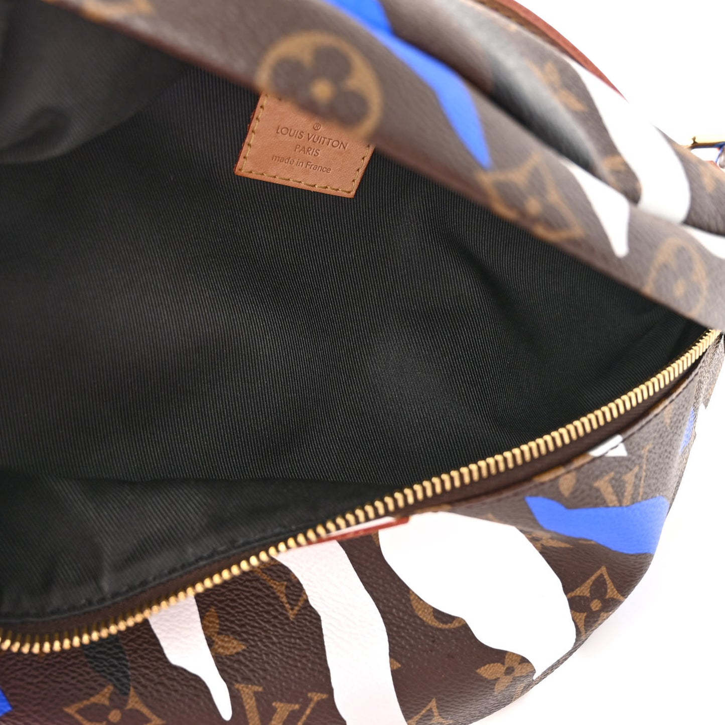 X LOL Monogram Bumbag Blue Silver