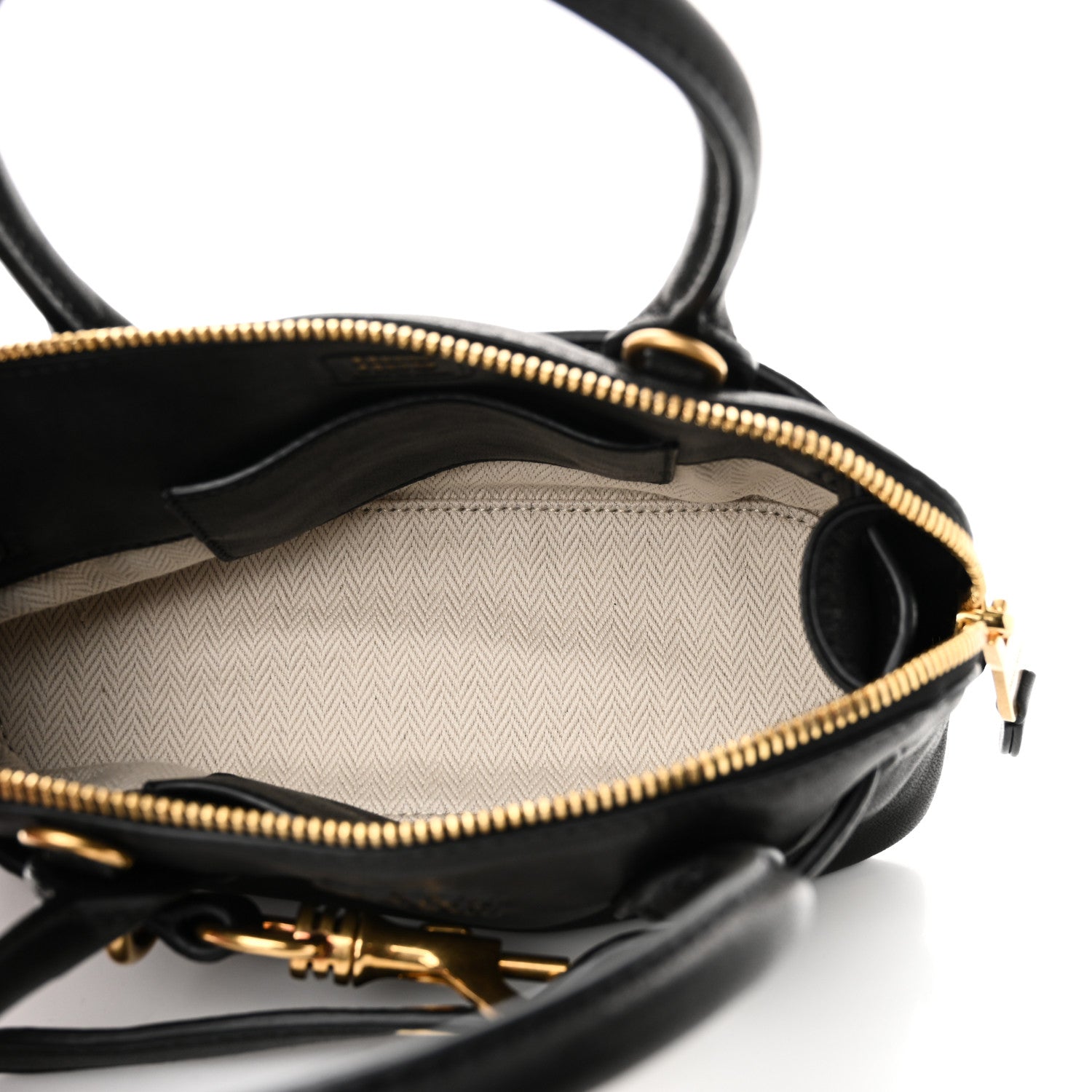 Miu Miu Nappa Mini Aventure Bag Black 5 of 9