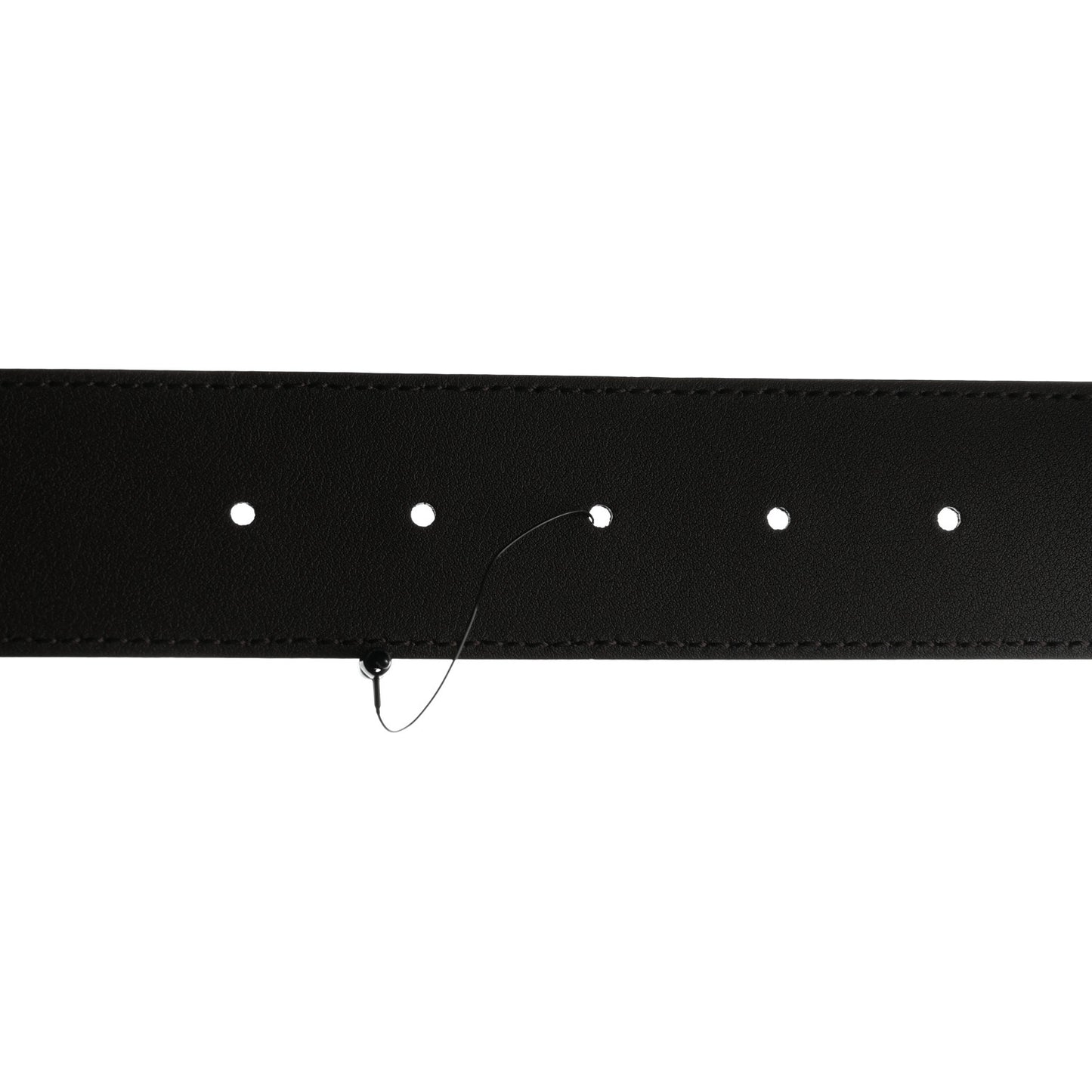 Textured Dollar Calfskin Double G 40 mm Belt 95 38 Black