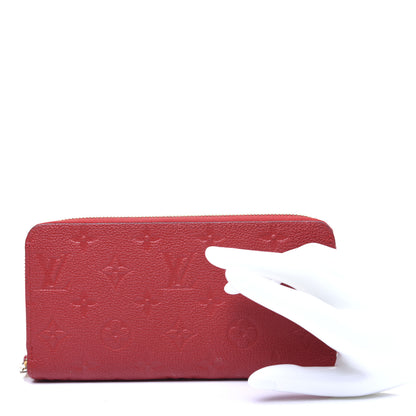 Louis Vuitton Empreinte Zippy Wallet Cherry 2 of 12