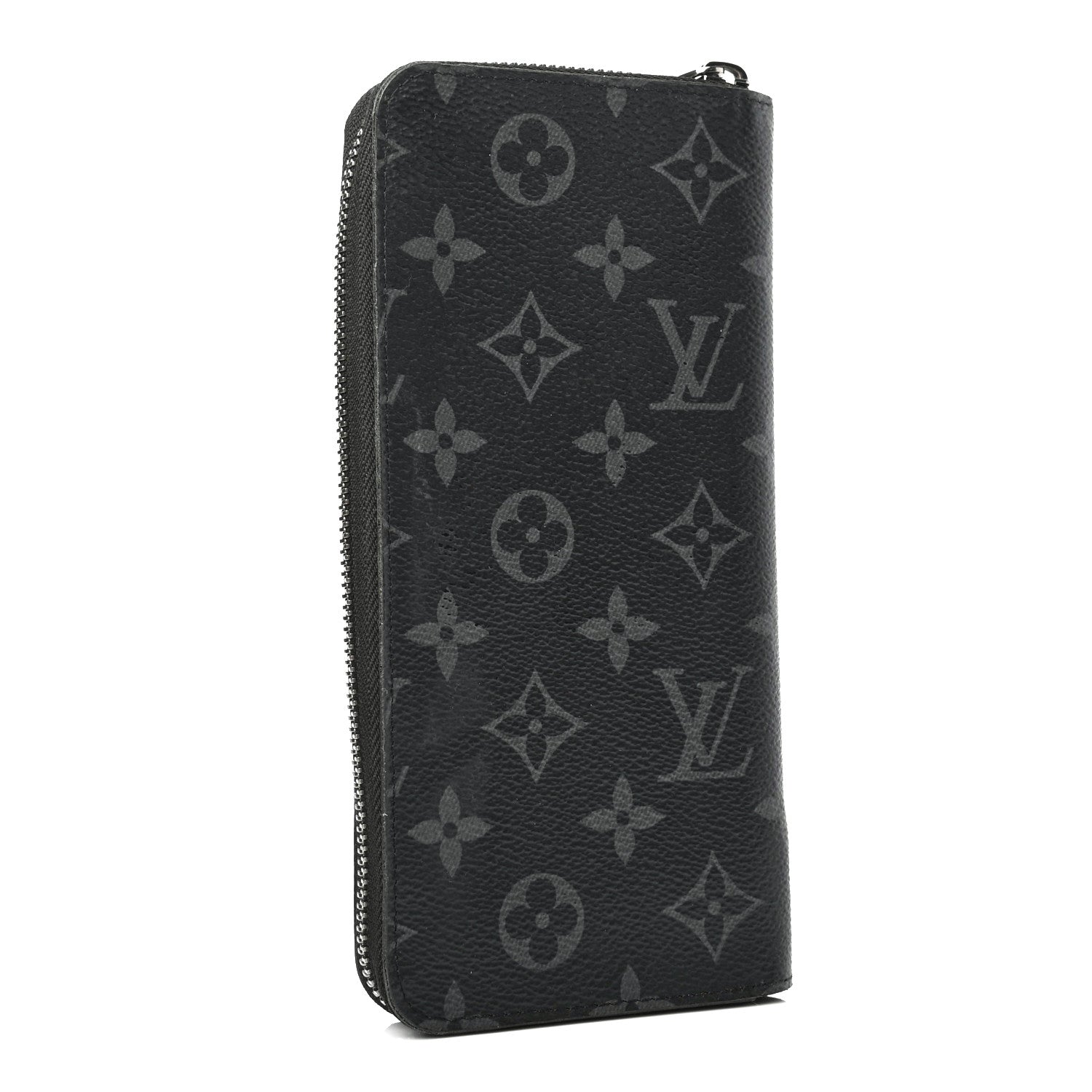 Louis Vuitton Monogram Eclipse Vertical Zippy Wallet 2 of 4