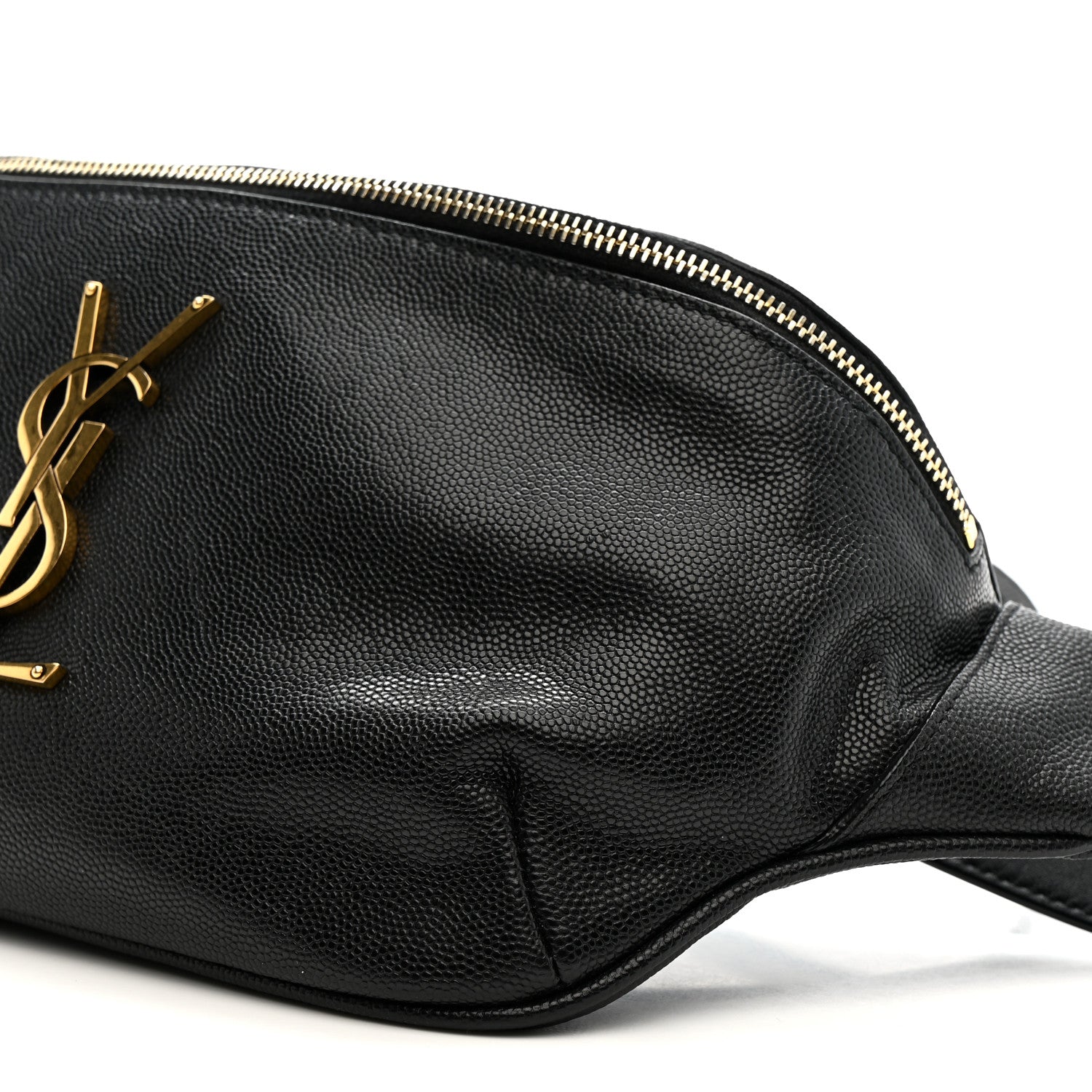 Saint Laurent Grain De Poudre Monogram Belt Bag Black 18 of 21