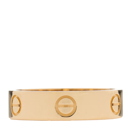 Cartier 18K Yellow Gold 5.5mm LOVE Ring 61 9.5 1 of 5