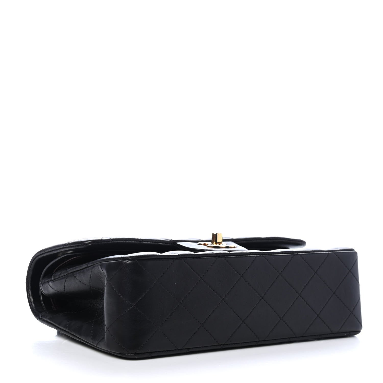 Chanel Lambskin Quilted Small Double Flap Black 3 of 4