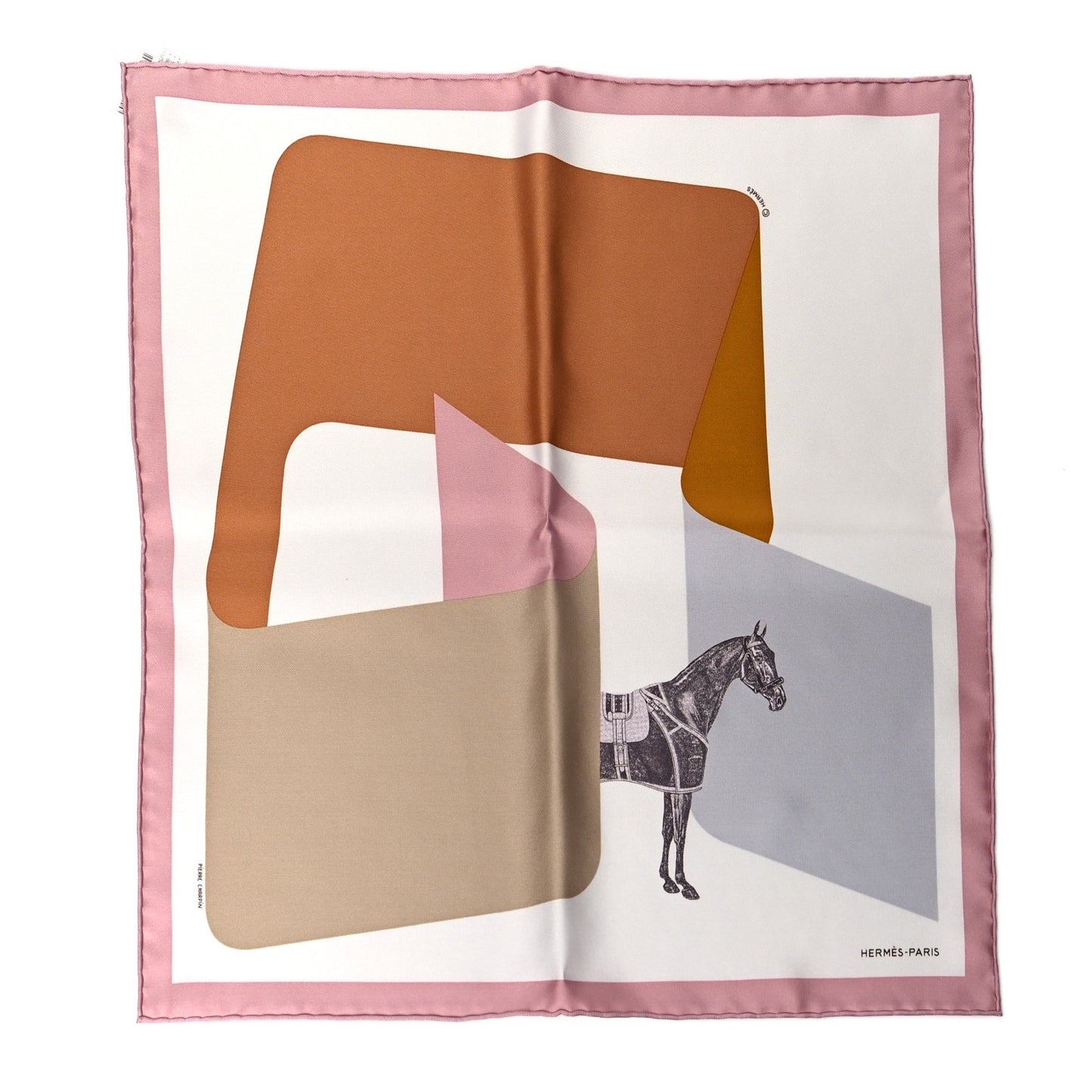 Silk La Serpentine De Pierre Scarf 45 Vieux Rose