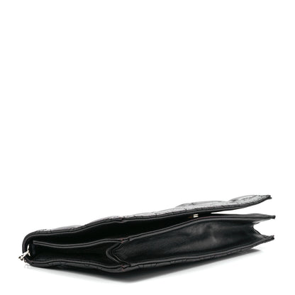 Christian Dior Lambskin Cannage Lady Dior Convertible Clutch Black 4 of 11