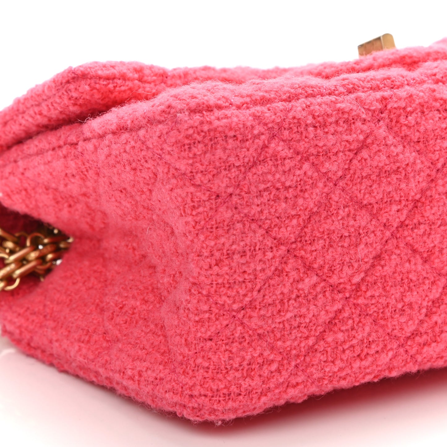 Tweed Quilted 2.55 Reissue Mini Flap Pink