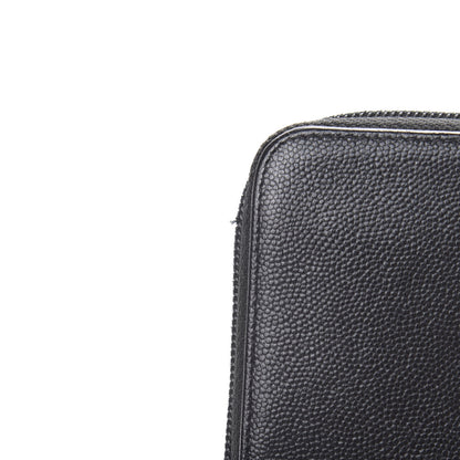 Chanel Caviar Large Timeless CC Zip Around Wallet Black 9 of 12
