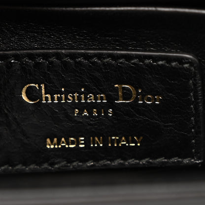 Christian Dior Crackled Lambskin 30 Montaigne Box Bag Black 6 of 14