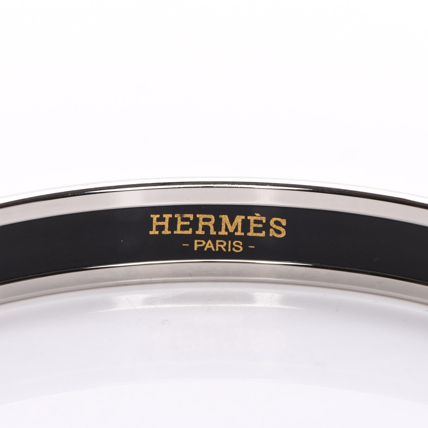 Enamel Printed Narrow Caleche Bracelet 65 Rouge H