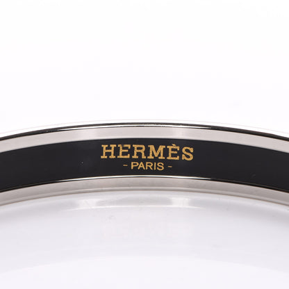 Hermes Enamel Printed Narrow Caleche Bracelet 65 Rouge H 3 of 7