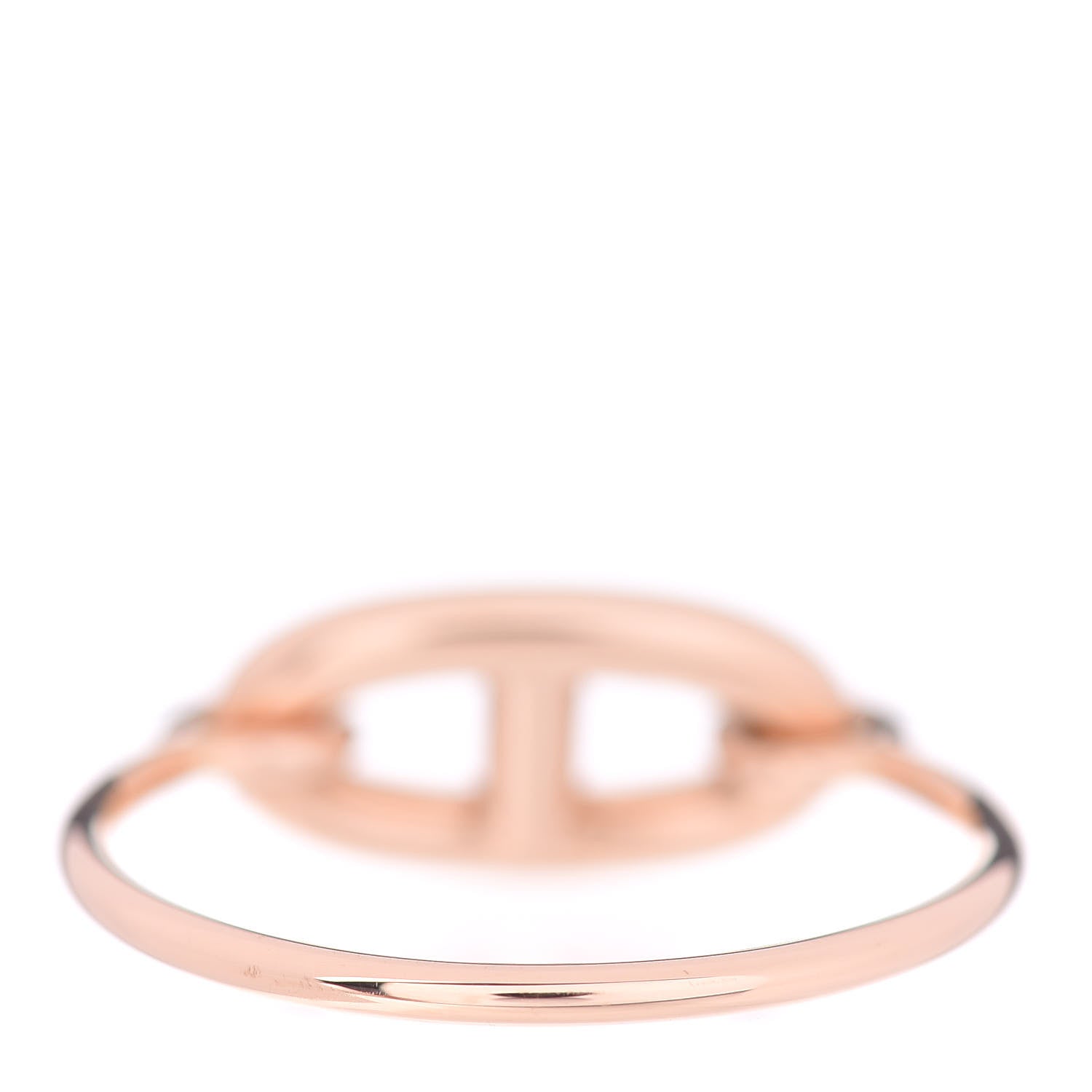 Hermes 18K Rose Gold Chaine D'Ancre Ring 51 5.75 4 of 5
