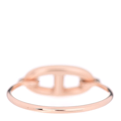 Hermes 18K Rose Gold Chaine D'Ancre Ring 51 5.75 4 of 5