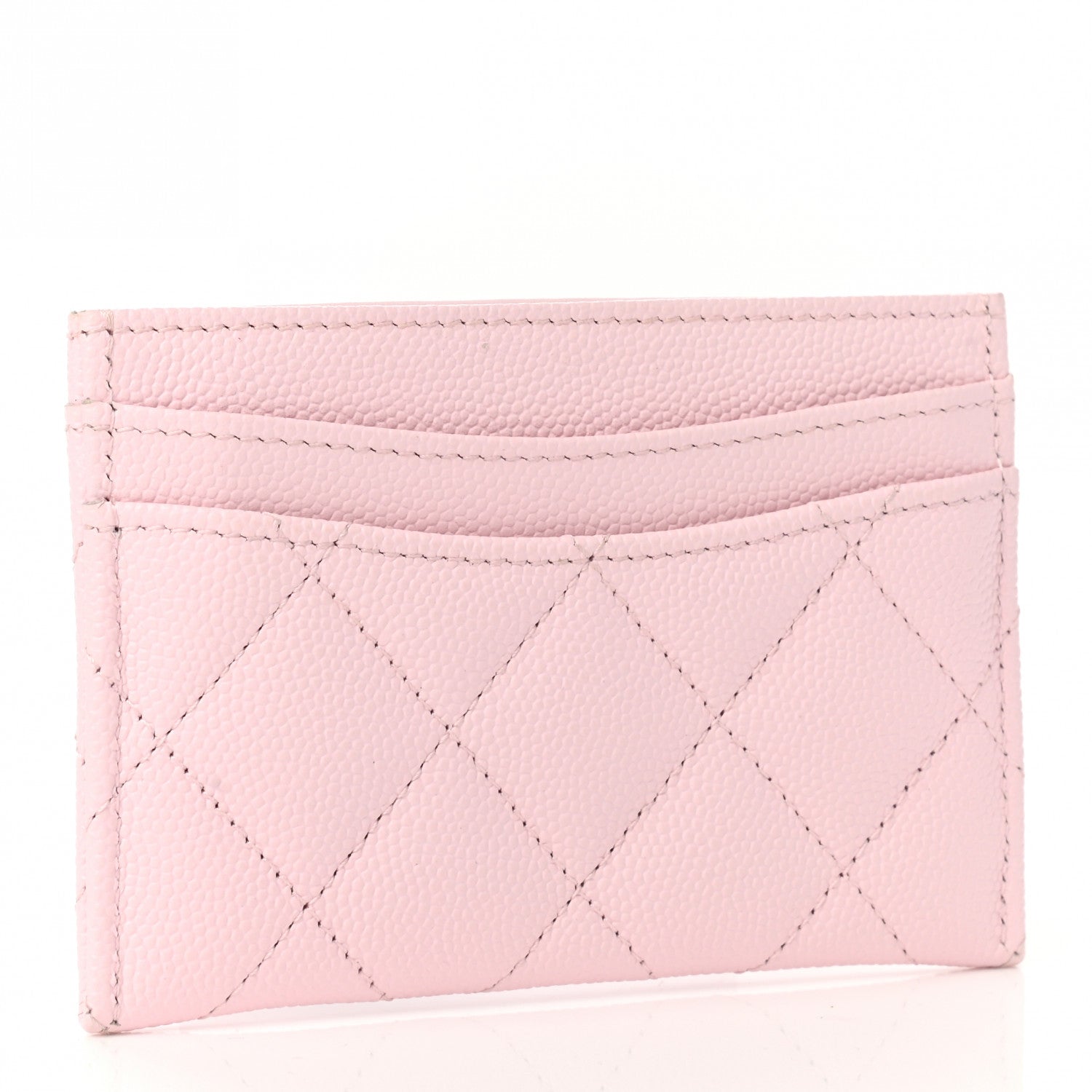 Chanel Caviar Quilted Card Holder Light Pink 3 of 10