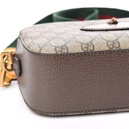 Gucci GG Supreme Monogram Web Neo Vintage Shoulder Bag Beige New Acero Crop 8 of 10