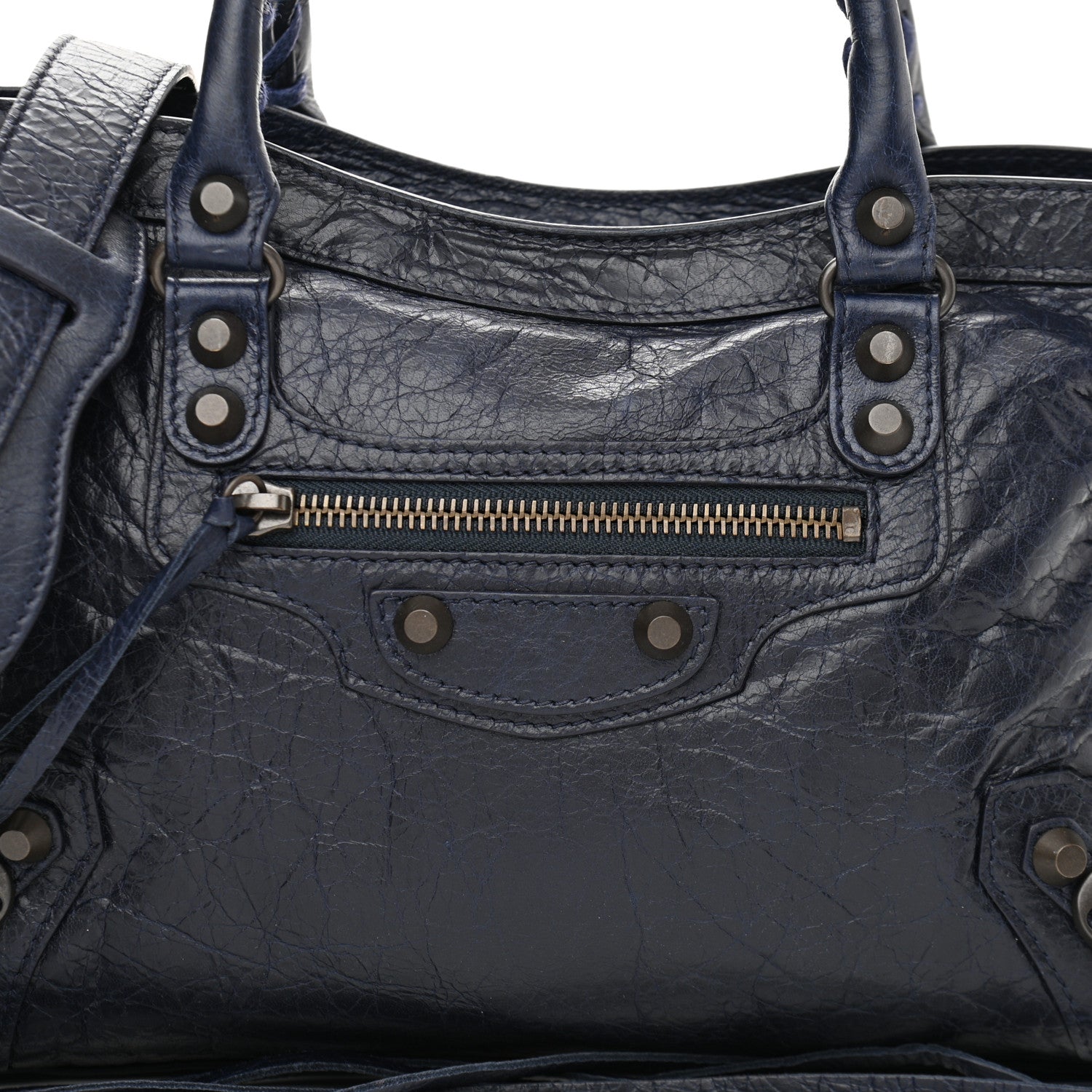 Balenciaga Agneau Classic Hardware S City Bleu Nuit Dark Sea 8 of 10