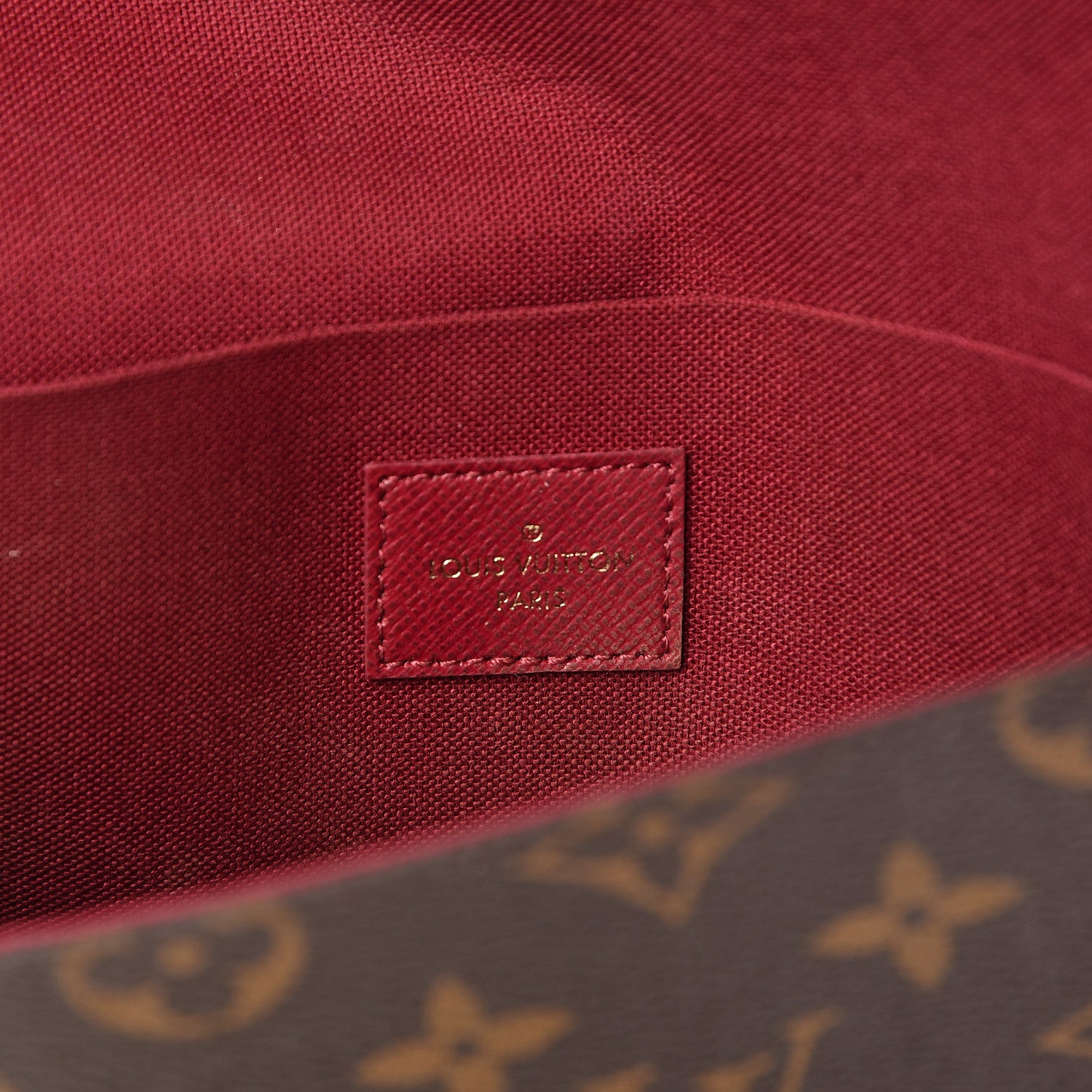 Louis Vuitton Monogram Pochette Felicie Chain Wallet Fuchsia 7 of 14