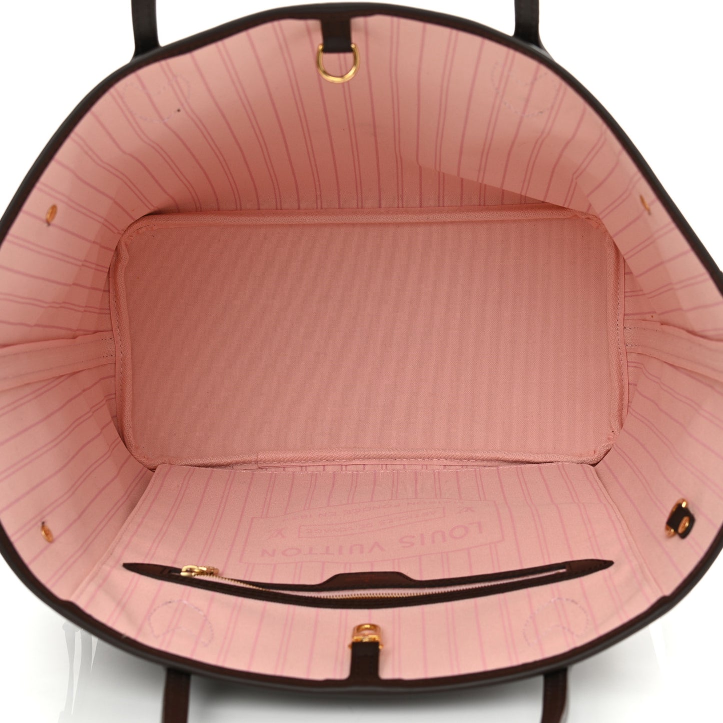 Damier Ebene Neo Neverfull MM Rose Ballerine