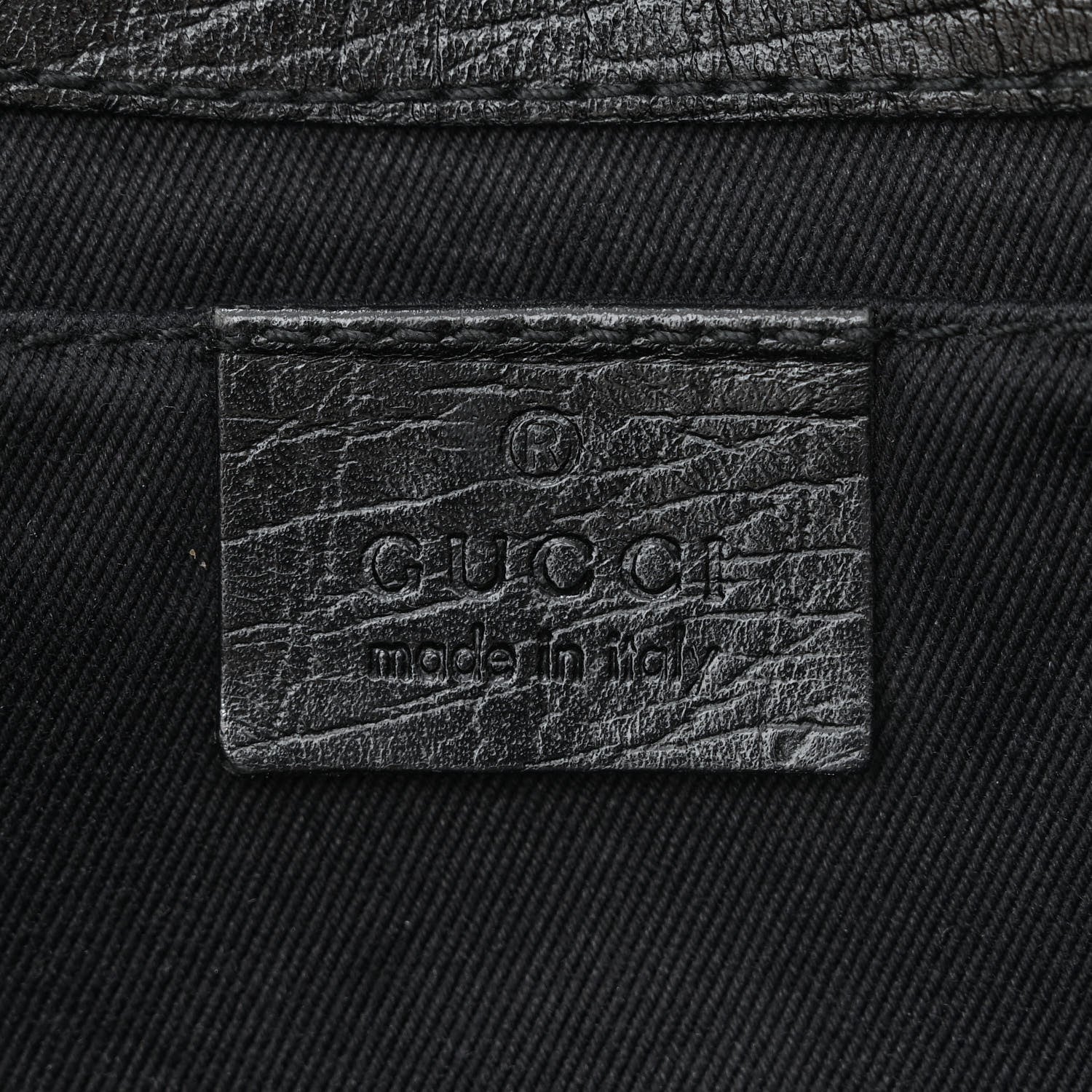 Gucci Monogram Horsebit Chain Clutch Black 6 of 12