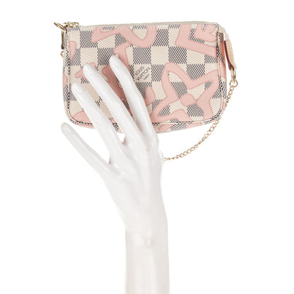 Louis Vuitton Damier Azur Tahitienne Mini Pochette Accessories 2 of 7