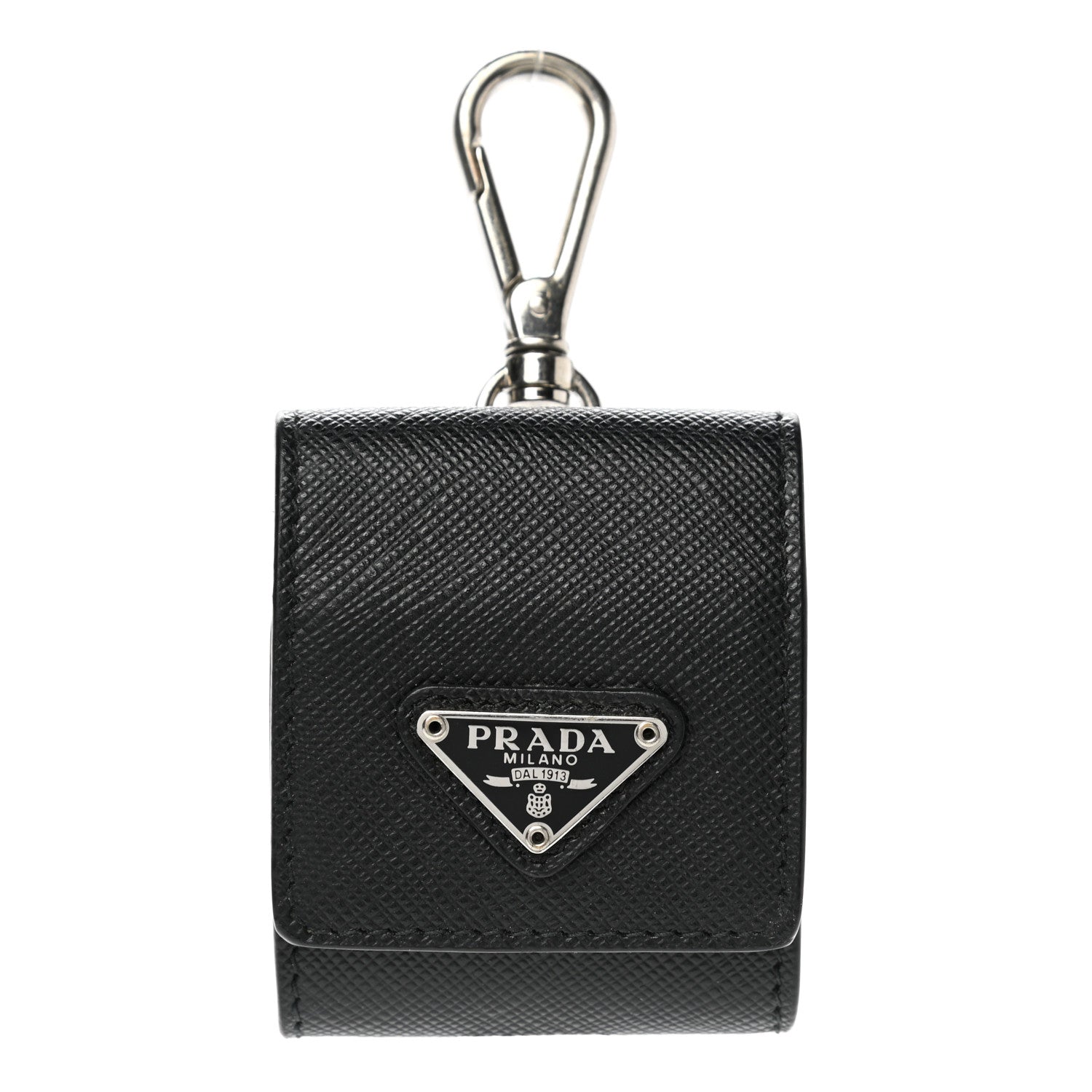 Prada Saffiano Metal Airpods Case Black 1 of 6