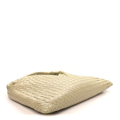 Bottega Veneta Calfskin Intrecciato Large Hop Travertine 4 of 9